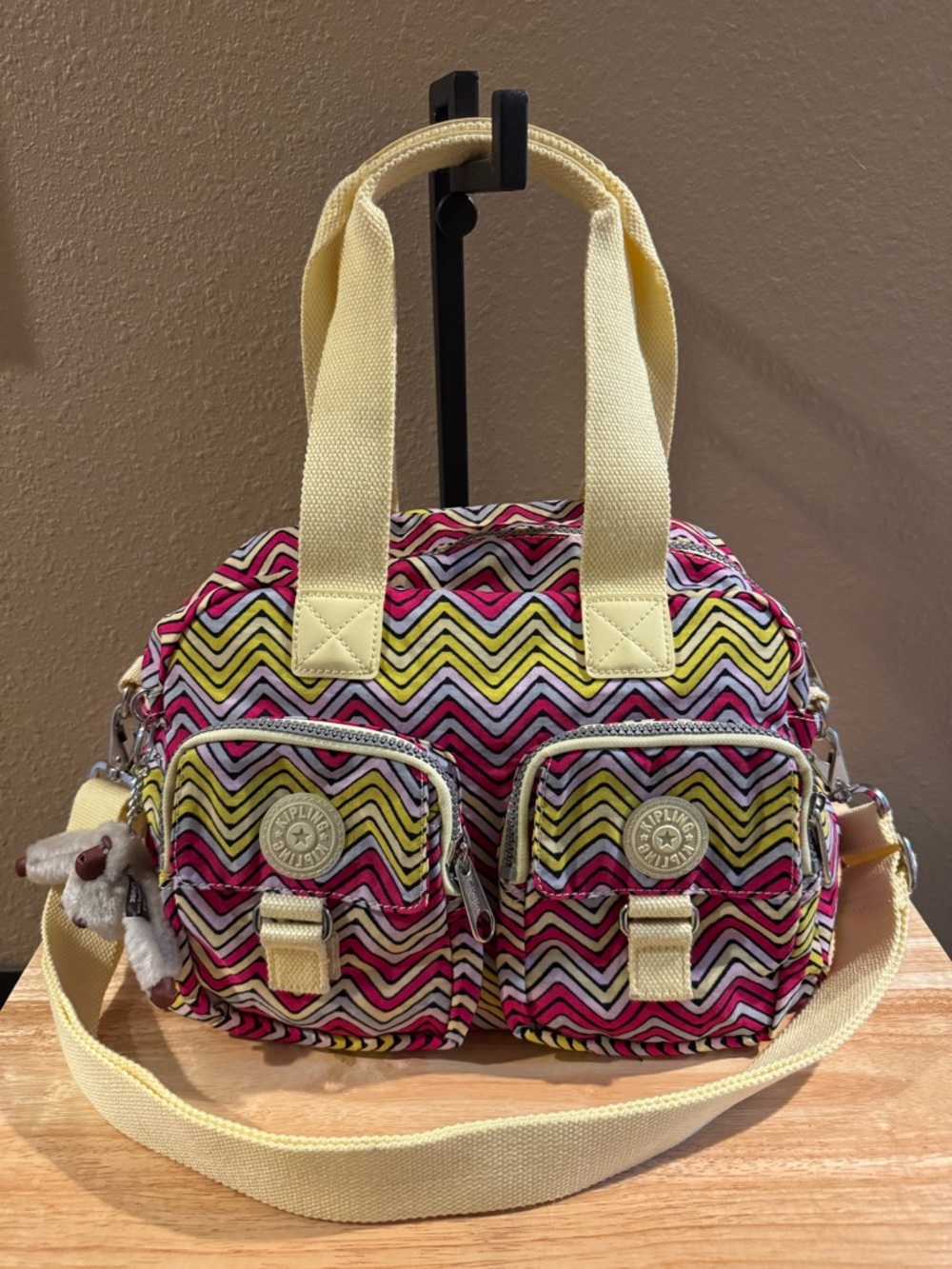 Kipling Defea Nylon Satchel/Crossbody Bag
